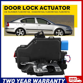 7L0839016D Rear Driver Right Side Door Lock Mechanism For VW Golf Mk5 2003-2009