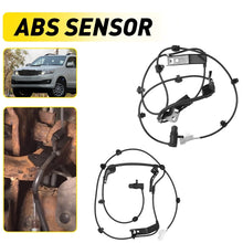Load image into Gallery viewer, Set of two front ABS wheel speed sensors for Toyota Hilux and Fortuner, black