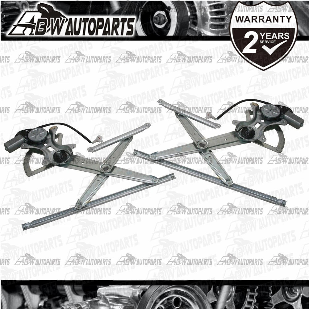 Pair Front Electric Power Window Regulators + Motor for FZJ105 HDJ100 HZJ105