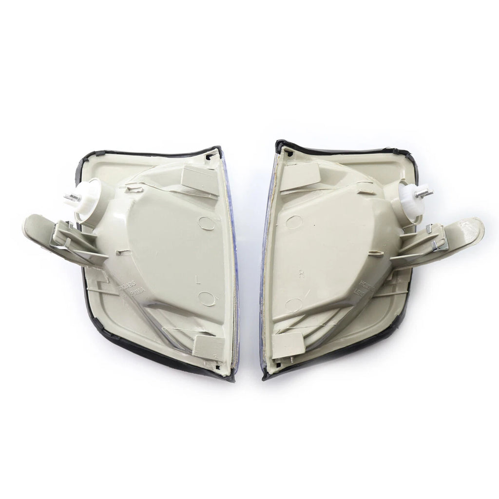 1Pair Front Clear Corner Indicator Light Lamp For Benz E-Class W124 1985-1995 ST
