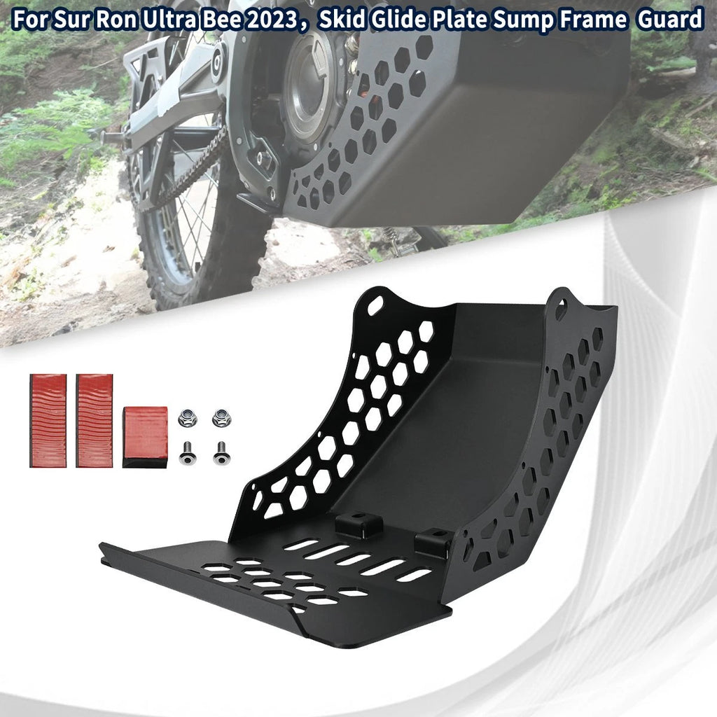 For Sur-ron Ultra Bee 2023 Dirt Bike Skid Glide Plate Sump Frame Guard Protector