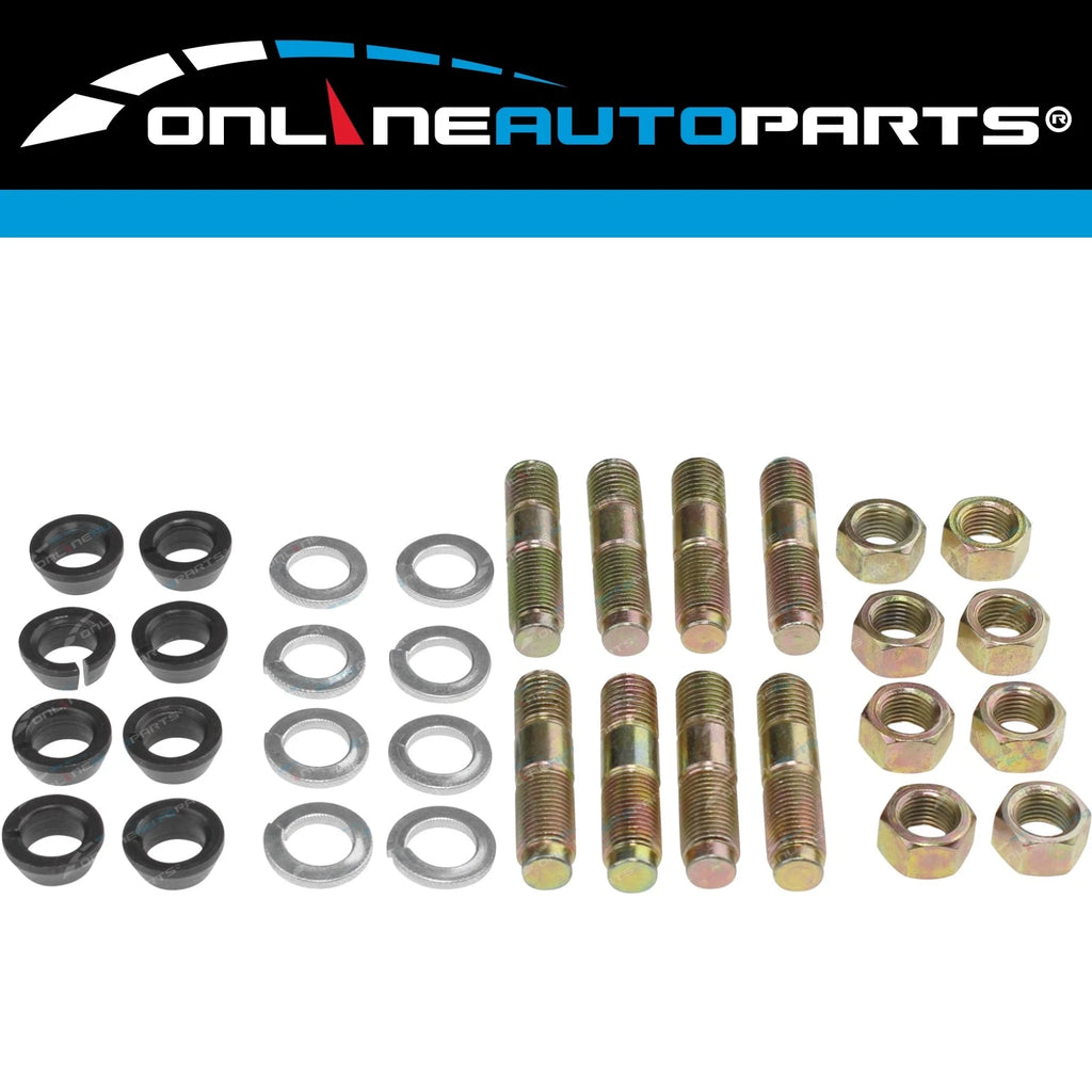Swivel Hub Knuckle Stud Cone Washer Nut Kit for Landcruiser 40 60 70 80 Series
