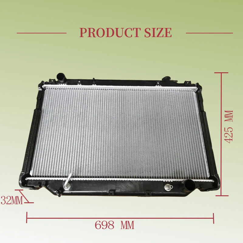Radiator For Toyota Landcruiser 80 Series FJ80R FZJ80R 4.5L 6Cyl 1993-1998 AT/MT