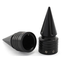Load image into Gallery viewer, Spike Front Axle Nut Covers Caps Motor for Harley Sportster Touring Dyna Softail