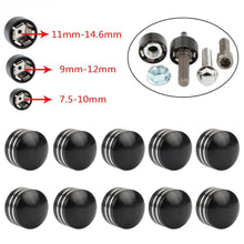 Load image into Gallery viewer, 10PCS CNC Inner 13mm Schrauben Motor Bolt Topper Caps Cover For Harley Black ST