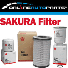 Load image into Gallery viewer, Oil Air Fuel Filter Service Kit for Nissan Navara D22 4cyl 2.5L YD25DDTi 02~16