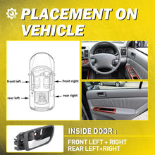 Load image into Gallery viewer, For Toyota Camry ACV36 MCV36 02~06 LH RH Front Rear Inner Door Handle Chrome 4X