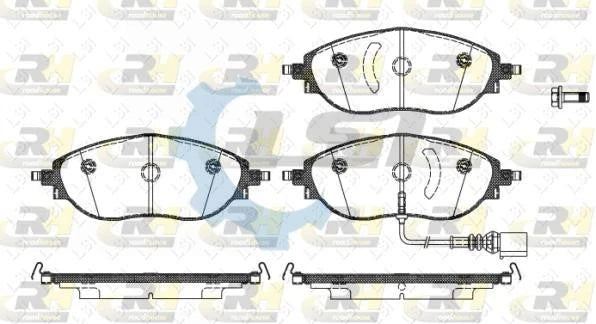 Front European Brake Pads and 340mm Disc Rotors set for VW Tiguan 5N 2016-2020