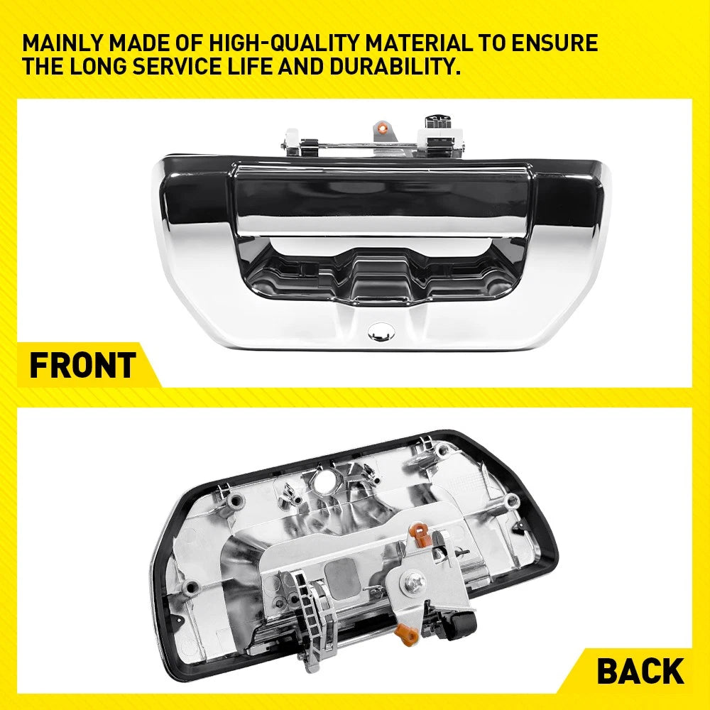 Car Tailgate Handle W/O Lock fit for Great Wall Poer Power GWM Cannon Chrome