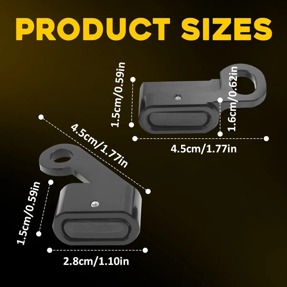 2x Black motorcycle LED turn signal light indicator For Dyna Sportster Softail