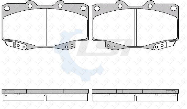 Front European Brake pads and Disc Rotors SET for HILUX 4WD KUN25 GGN25 05-10
