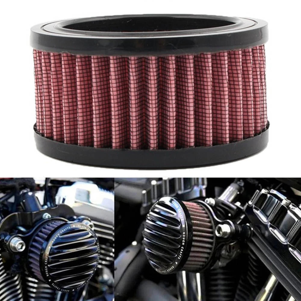 Air Cleaner Filter Element Replacement Fit For Sportster XL883 XL1200 1991-2021