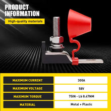 Load image into Gallery viewer, Waterproof 100A 8mm MRBF fuse holder battery terminal mount W/ 1 fuse Univerasl