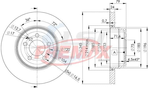 European Rear Brake Pads and Disc Rotors w/ sensor for BMW X5 E70 X6 E71