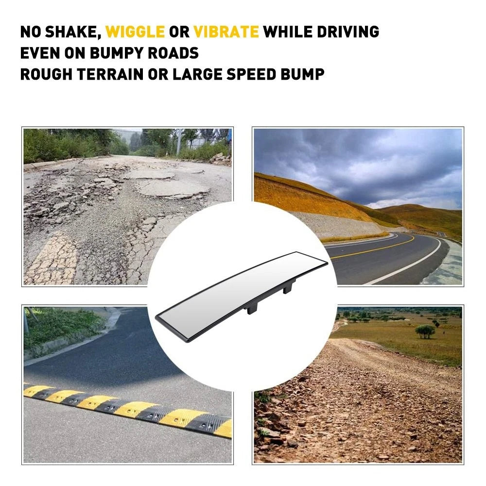 Universal Wide Angle Rear View Mirror Rearview Universal Car Van Parking 300MM