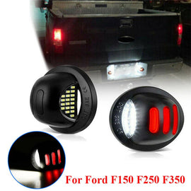 2x Car Rear Led Number License Plate Lights Lamp For Ford F150 F250 F350 F450 ST