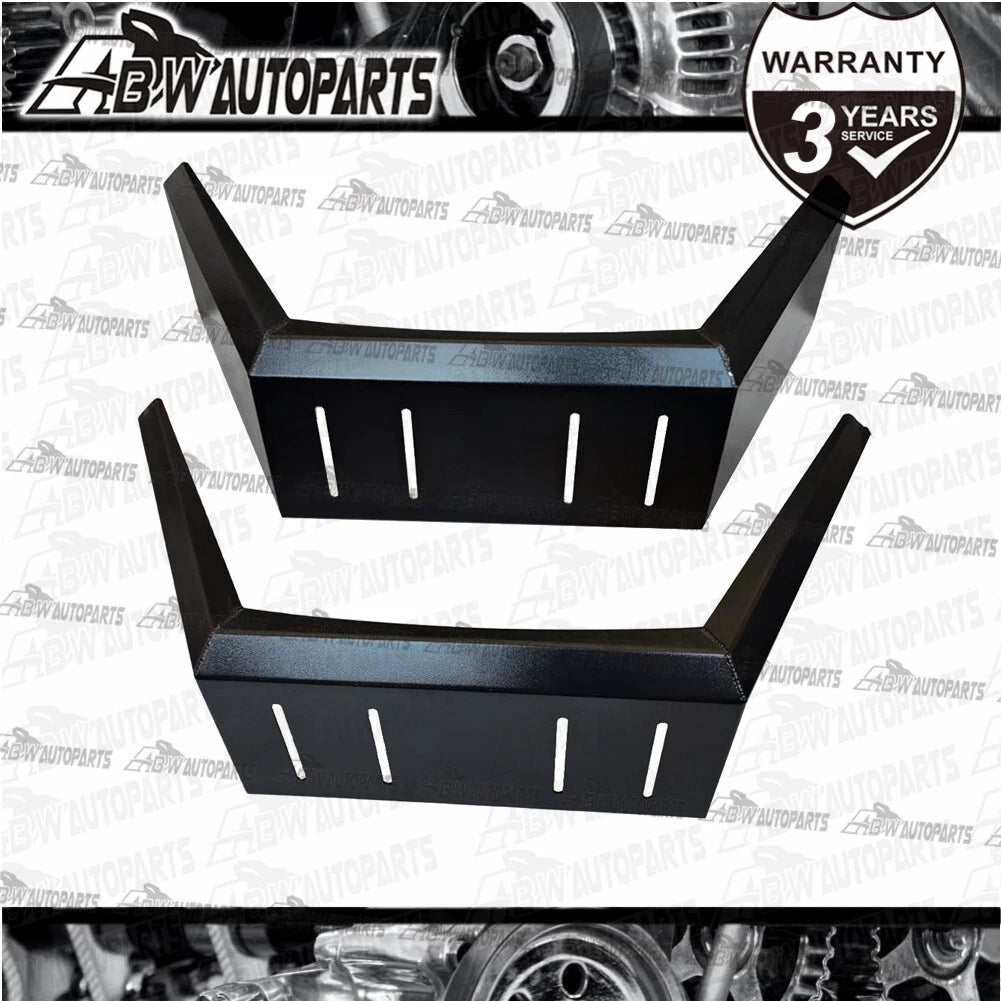 Pair Of Quality Steel 4x4 4WD Wheel Arch Mud Guard 3mm Thick Flat Plate