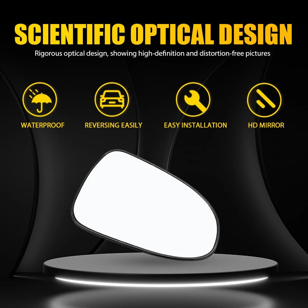 RIGHT DRIVER RH SIDE MIRROR GLASS FOR Toyota Yaris 2012 - 2017 w/ Plate Heated