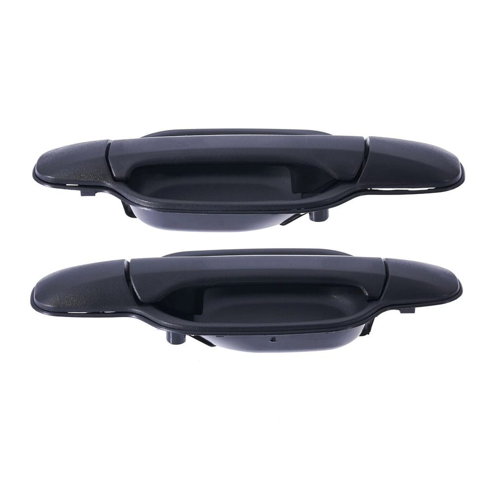 4pc FRONT REAR LEFT & RIGHT Outer Door Handle Black For RA Colorado 08-12 D-Max
