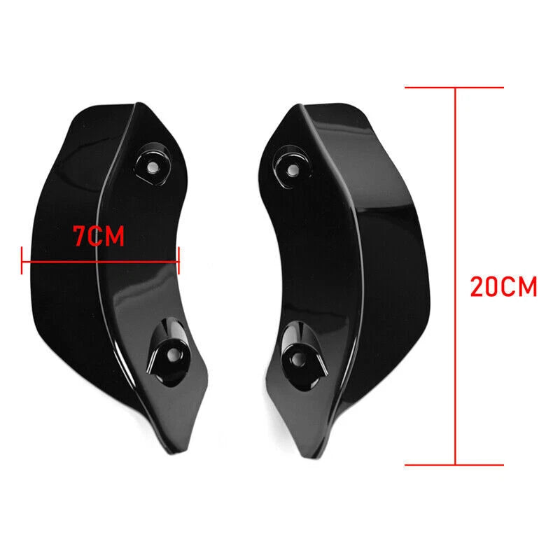 Black Wind Deflector Fairing Air Wing For Harley Touring Road Glide 2015-2020 ST