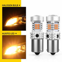 Load image into Gallery viewer, 2pcs/Amber 1156PY BAU15S PY21W LED Tail 26SMD Car Turn Reverse Brake Signal Bulb