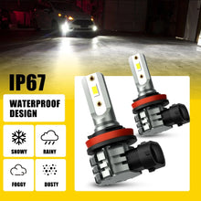 Load image into Gallery viewer, AUXITO H11 H8 LED Fog Light Super Driving 6000K Bulb Bright DRL White AUA AU