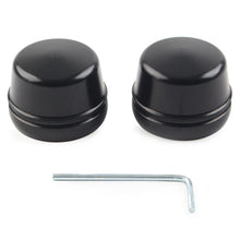 Load image into Gallery viewer, Front Axle Cap Nut Covers Fit For Harley Softail Dyna Touring Street Glide Black