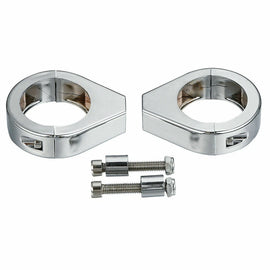 41mm Turn Signal Indicator Fork Clamp Mount Bracket Fork Tube For Harley Chrome