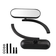 Load image into Gallery viewer, For Motorcycle Bike Chopper Cruiser Bobber Oval Mini Mirror Black 10mm 8mm Bolt.