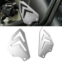 Load image into Gallery viewer, Fits For Ducati DesertX CNC Billet Passenger Heel Guards Matt Anodized Silver ST