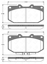 Load image into Gallery viewer, Genuine Roadhouse European Brake Pads Front [ 0348 02 ] DB1170