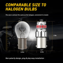 Load image into Gallery viewer, AUXITO 1195 1156 1441 p21w Turn Parking Signal LED Car light Red Reverse Bulb AU