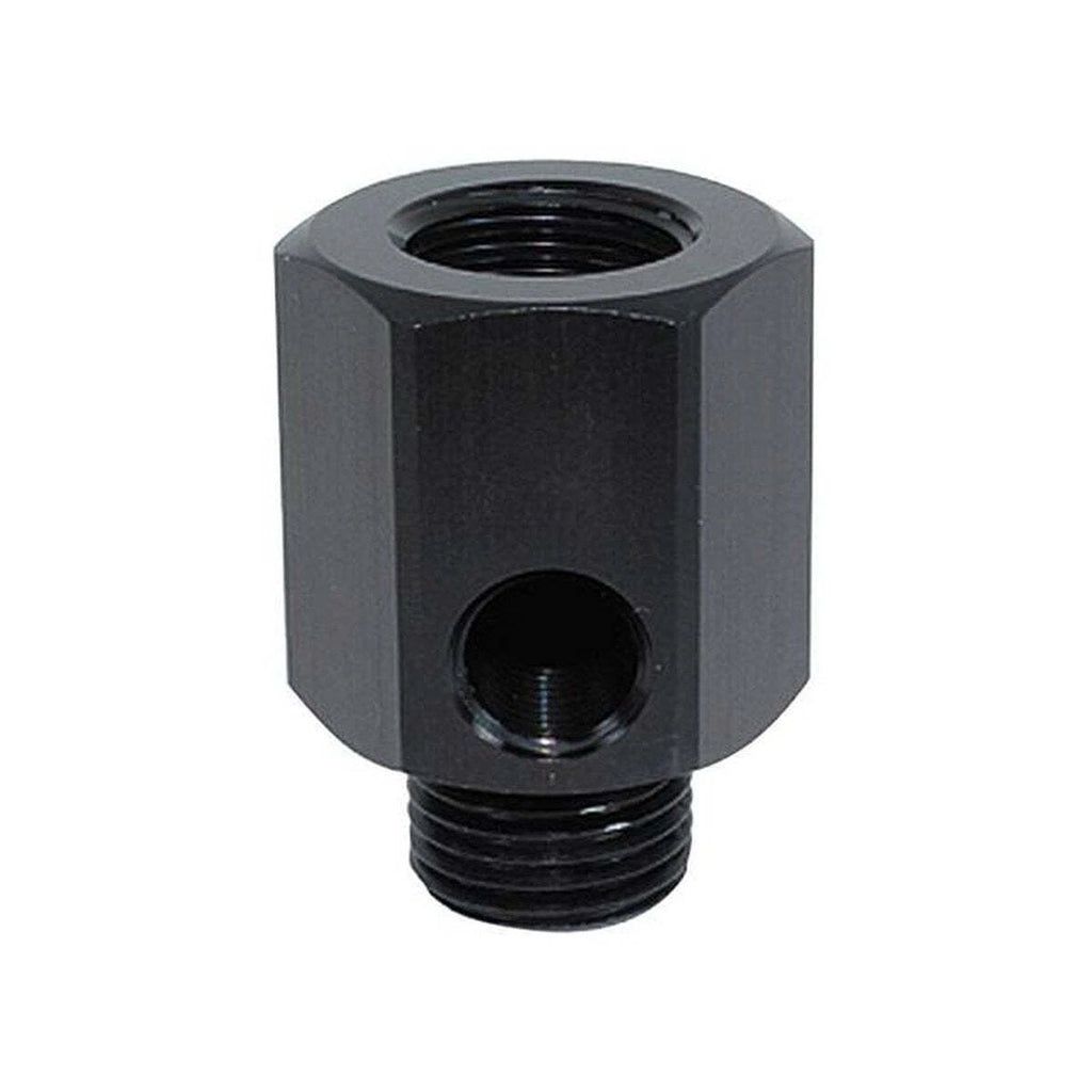 Aeroflow AF810-M12-02BLK M12 X 1.5 Extension With 1/8" Npt Port Black