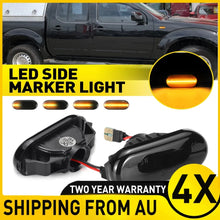 Load image into Gallery viewer, 4x LED Side Marker Indicator Lights Lamp For Nissan Note 06-12 Smoked Amber