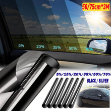Load image into Gallery viewer, 3M Window Roll Uncut Tint Film VLT 5/15/20/25/35/50/70% 50/75CM Car Home Office