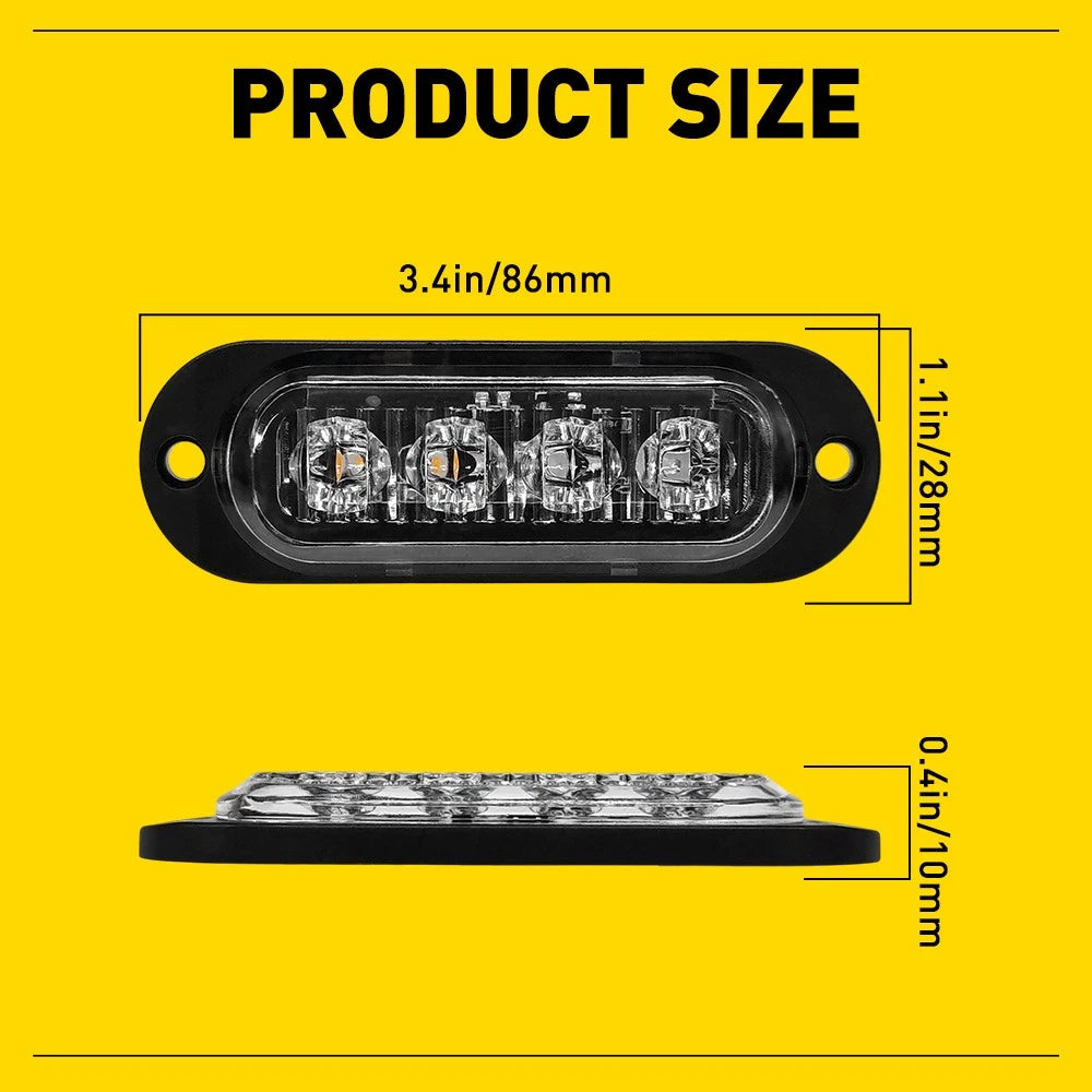 20x LED Clearance Lights Side Marker Lamp UTE Trailer Truck Caravan Lorry Boat