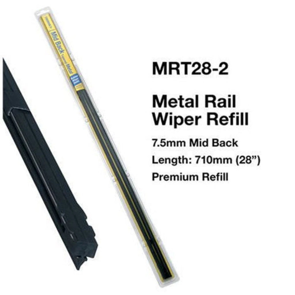 Tridon Wiper Refill Metal Rail Mid Back (Tapered) MRT28-2