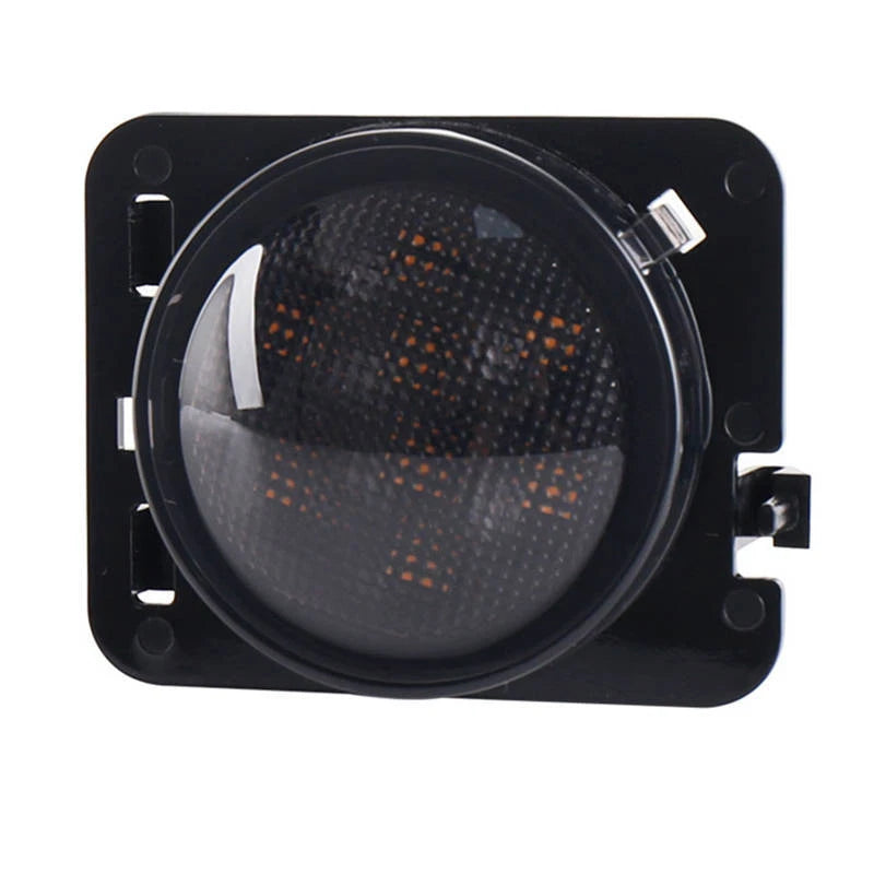 Front Fender Side Marker LED Turn Signal Light For Wrangler JK 2007-2018 Amber S