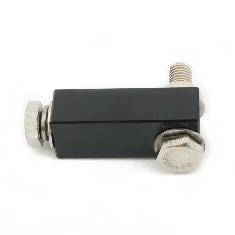 Black CNC Headlight Mount Bracket Block for Harley Softail Dyna Breakout Glide S