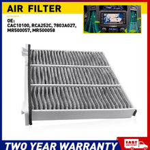 Load image into Gallery viewer, Carbon Cabin Air Filter for Mitsubishi Pajero NM NP NS NT NW NX 2000-19 CAC10100