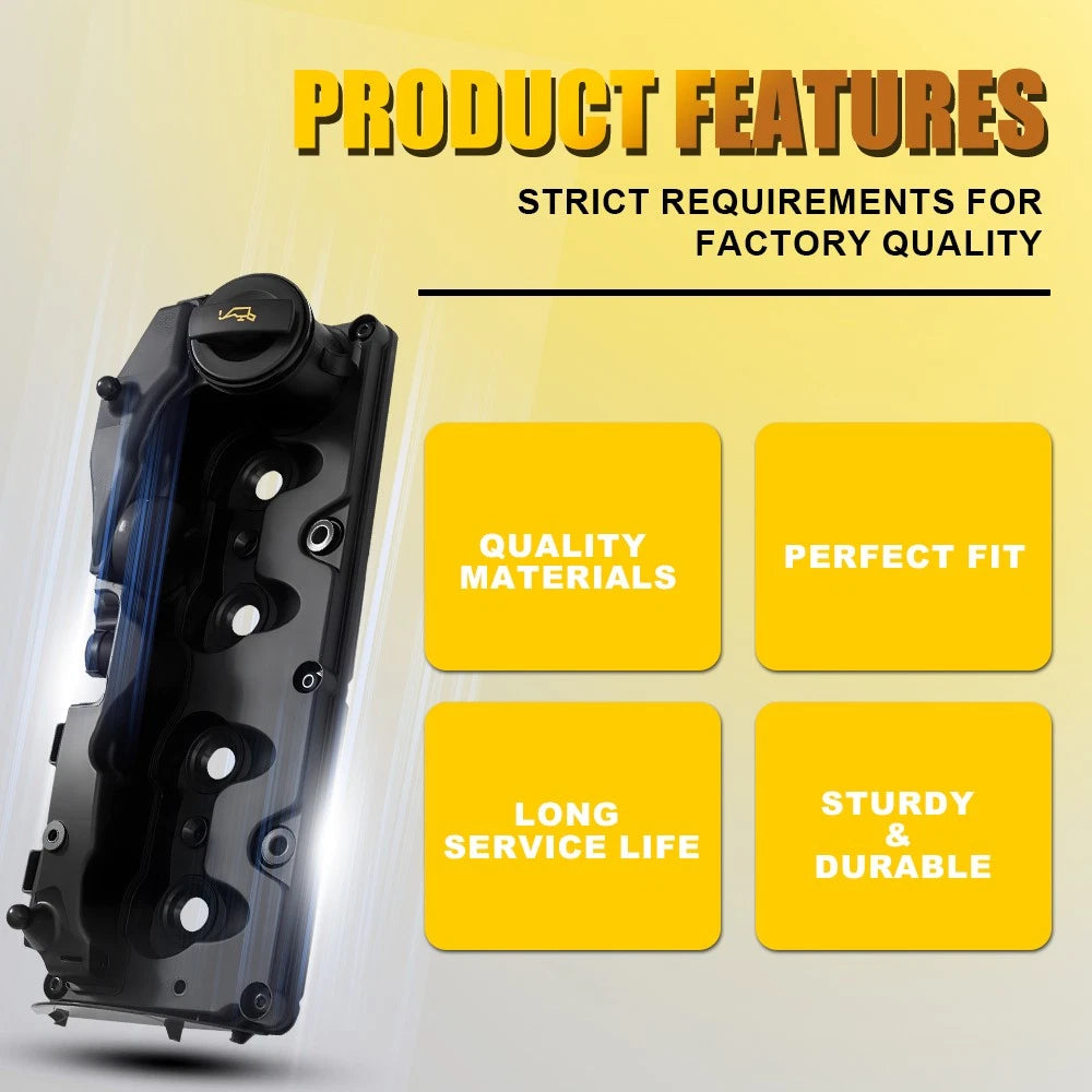 Cylinder Head Valve / Rocker Cover & Gaskets Cap For VW AMAROK 2.0 TDi BiTDi