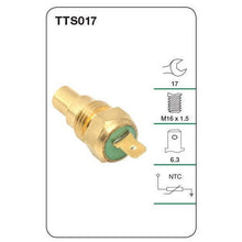 Load image into Gallery viewer, Tridon TTS017 water temperature sender gauge with M16 x 1.5 thread