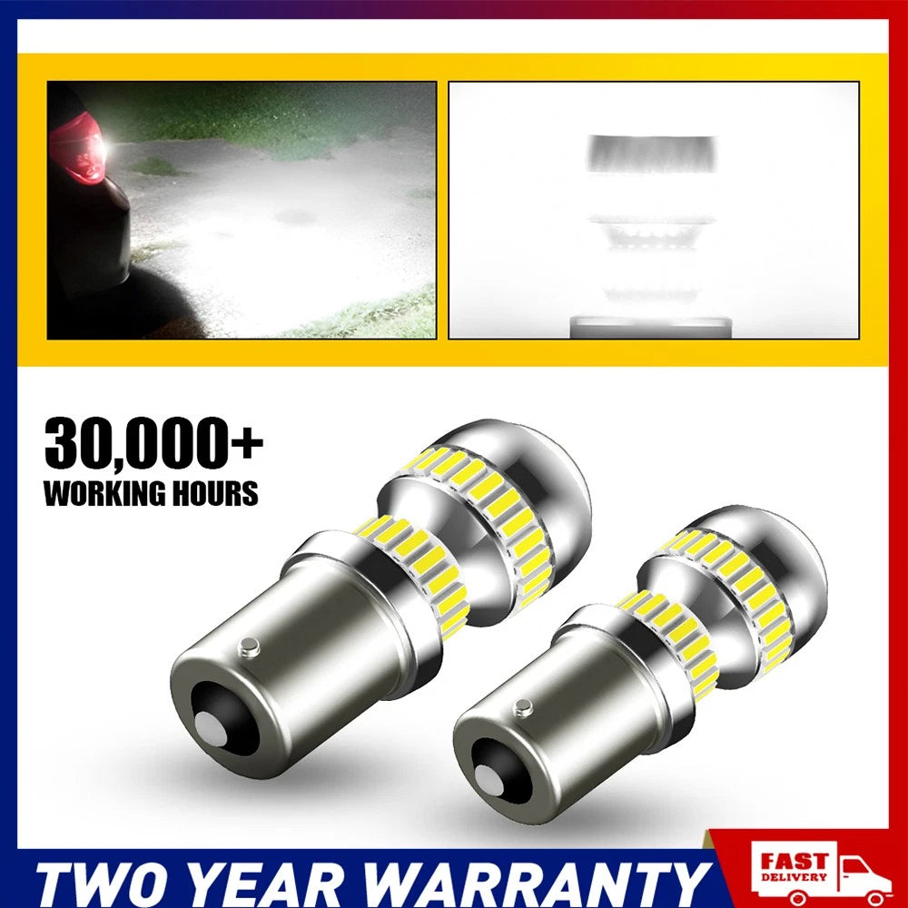 2-10x AUXITO 1156 BA15S P21W Canbus LED Reverse Stop Light Turn Bulb Globe NEWA