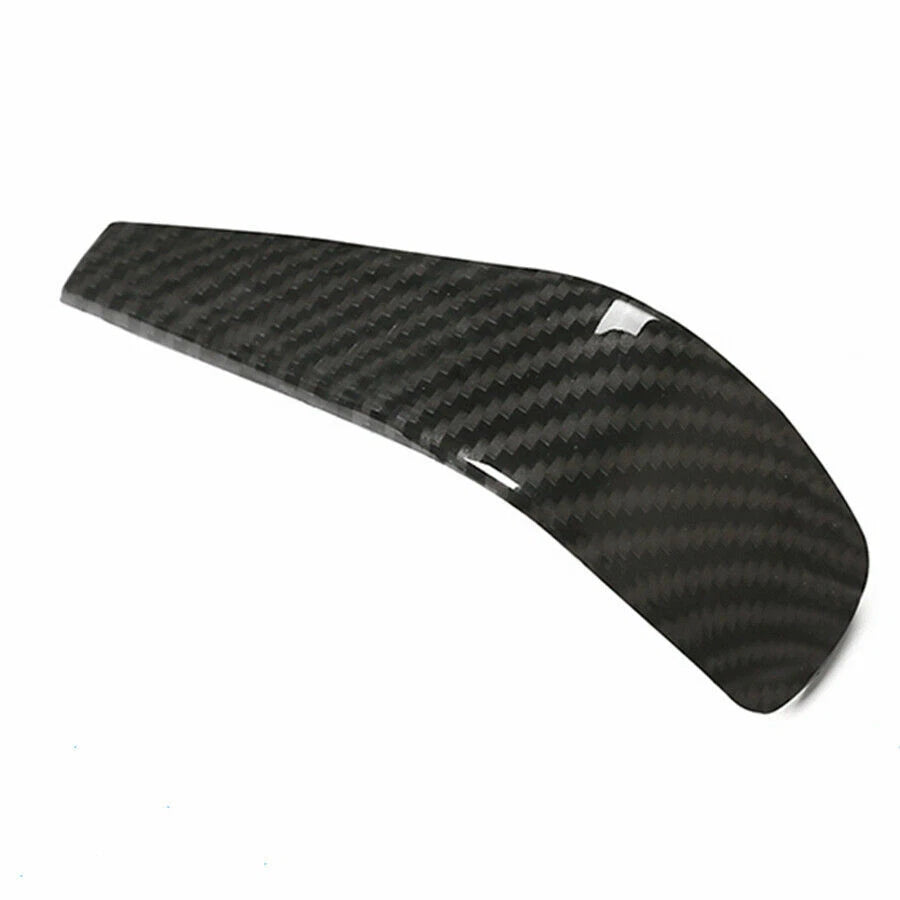 ABS Carbon Fiber Look Gear Shift Knob Head Cover For BMW 3Series E90 E91 E92 E93