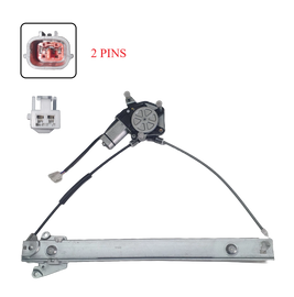 Front Left Window Regulator W/Motor 2 Pins for Ford Escape ZA/ZB/ZC 2001-2008