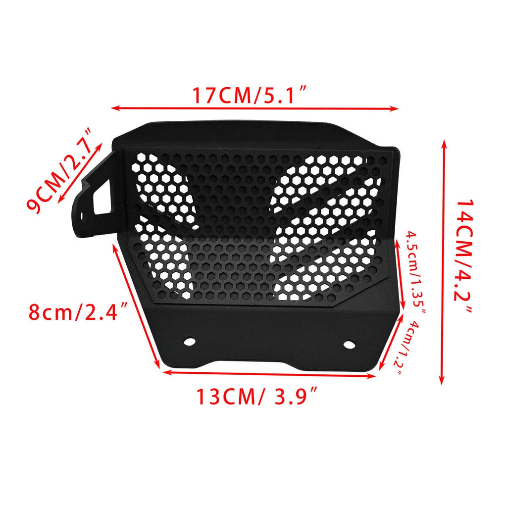 Black Engine Grille Radiator Guard Protector Cover For Ducati Desert X 2022-2023