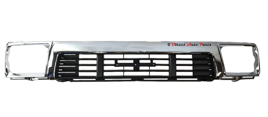 *NEW* FRONT GRILLE + HEADLIGHT RIM (CHROME) FIT TOYOTA HILUX LN106 4WD 1988-1991