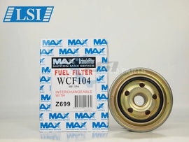 2x Wesfil Fuel Filters WCF104