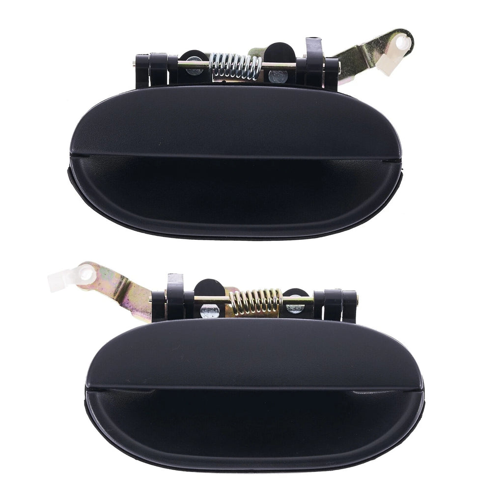 Door Handle Outer for Hyundai Excel X3 1994-2000 Set of 2 Black REAR LEFT+RIGHT