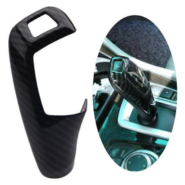 Carbon Fiber Style Gear Shift Knob Trim Cover Fit For BMW F20 F21 F30 E70 X3 X4